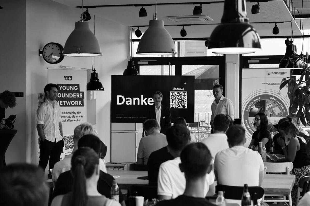 The audience at the Young Founders Network launch in Rosenheim